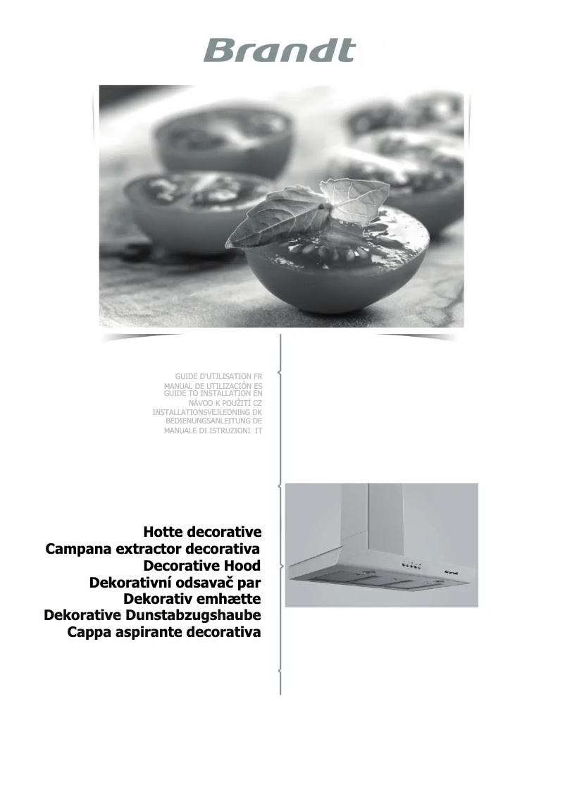 Imagen de la primera página del manual del dispositivo BHB6902X