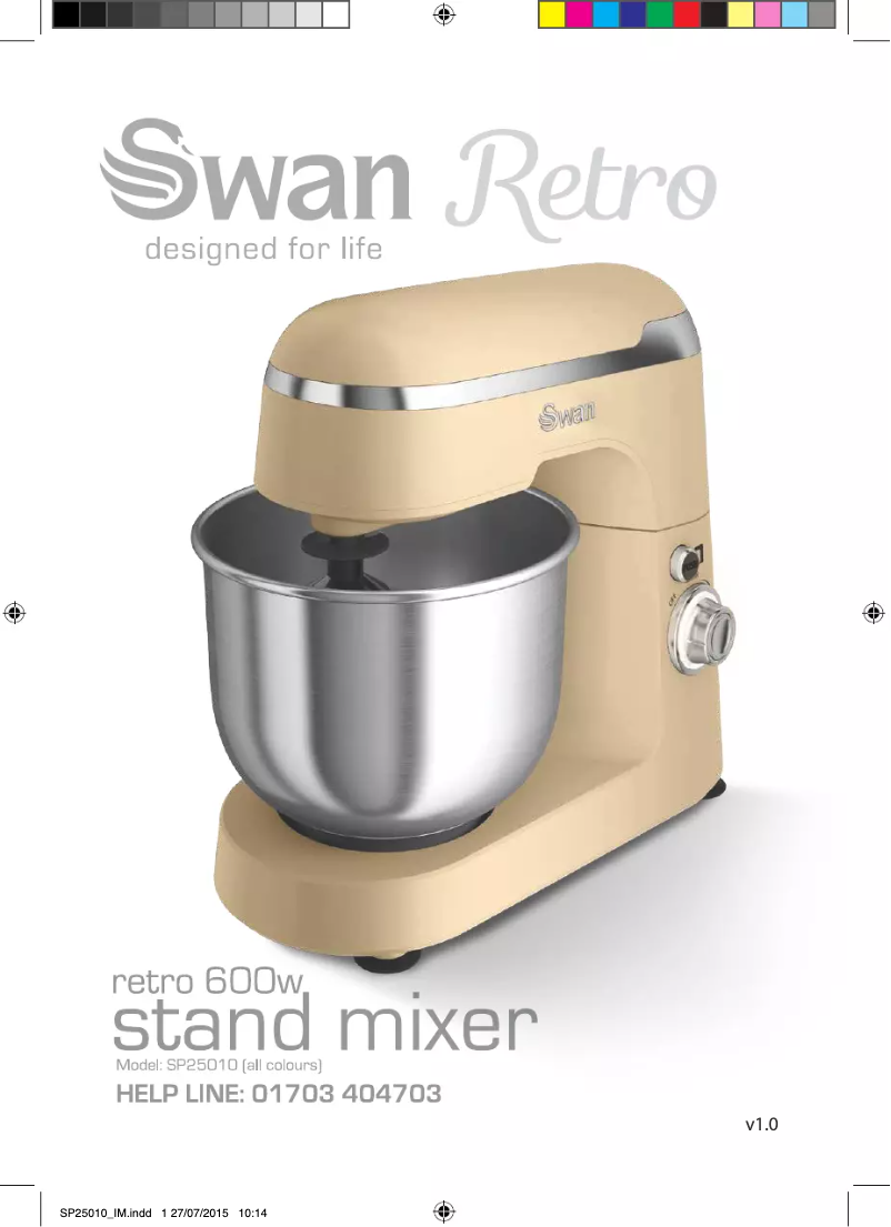 Página 1 del manual Manual de usuario Swan SP25010GN