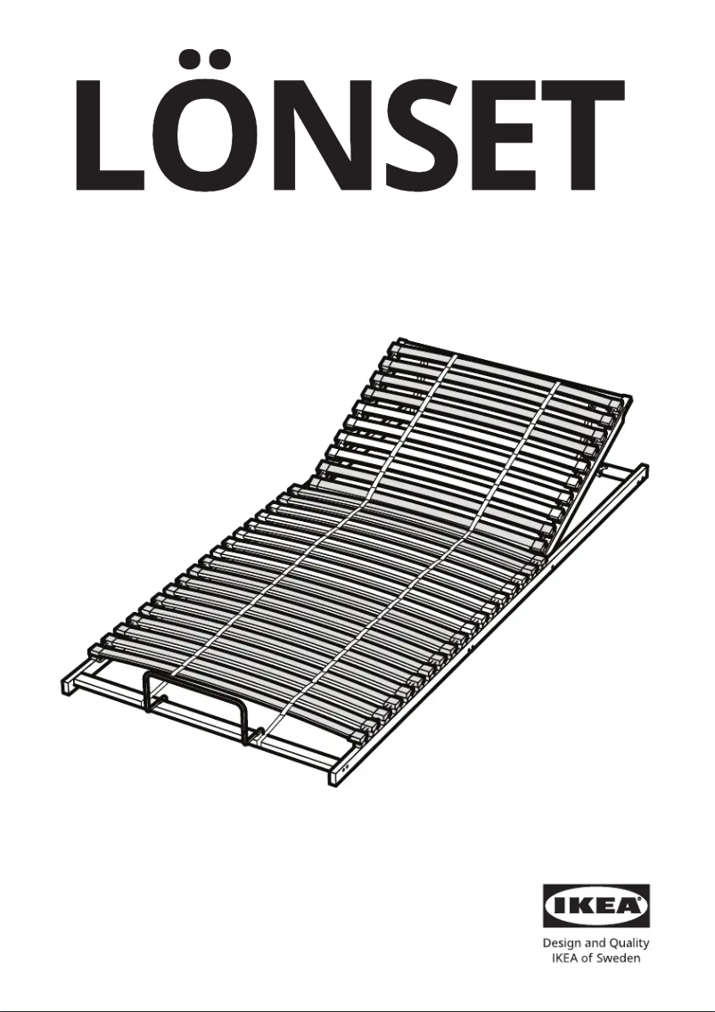 Imagen de la primera página del manual del dispositivo LÖNSET 702.783.39