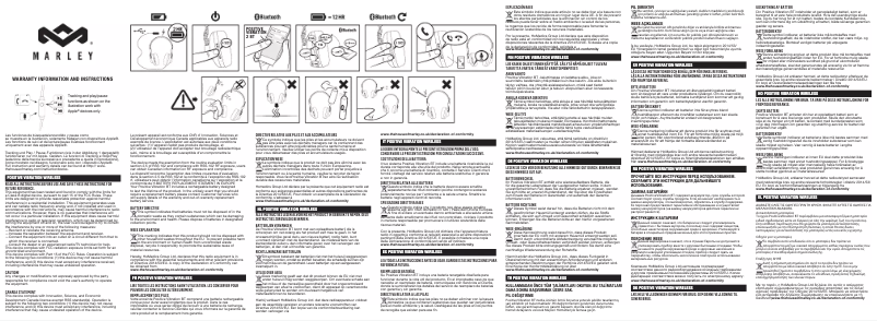 Imagen de la primera página del manual del dispositivo Positive Vibration 2.0 BT