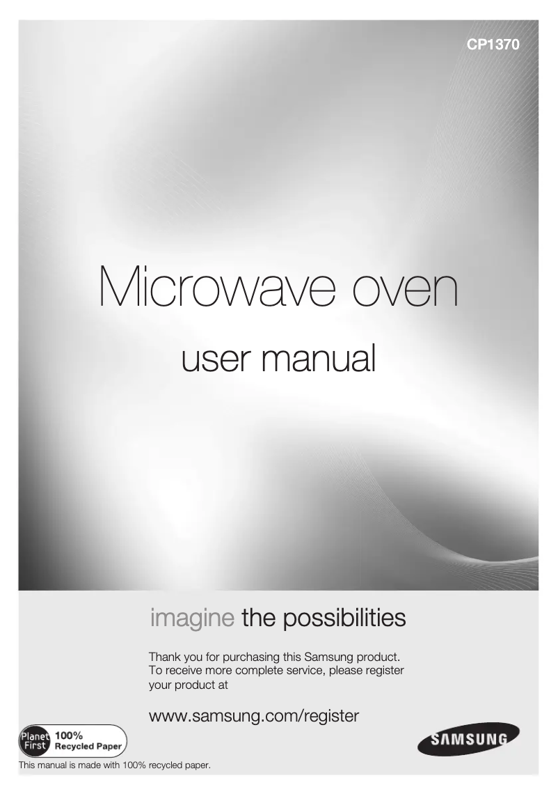 Imagen de la primera página del manual del dispositivo CP1370