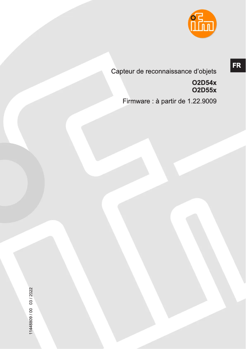 Imagen de la primera página del manual del dispositivo O2D554