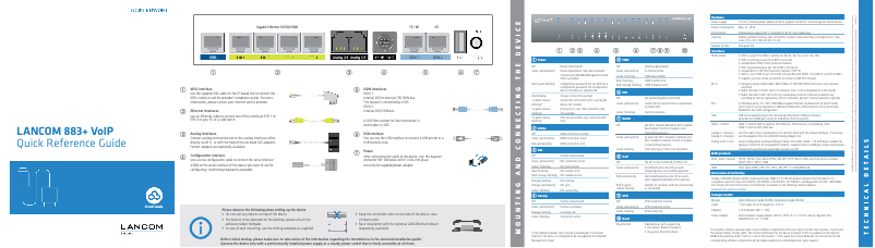 Página 1 del manual Manual de usuario Lancom 883+ VoIP