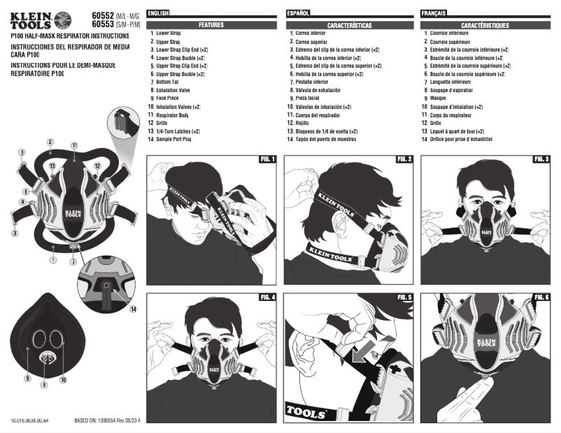 Página nº 1 - Manual de usuario Klein Tools 60552