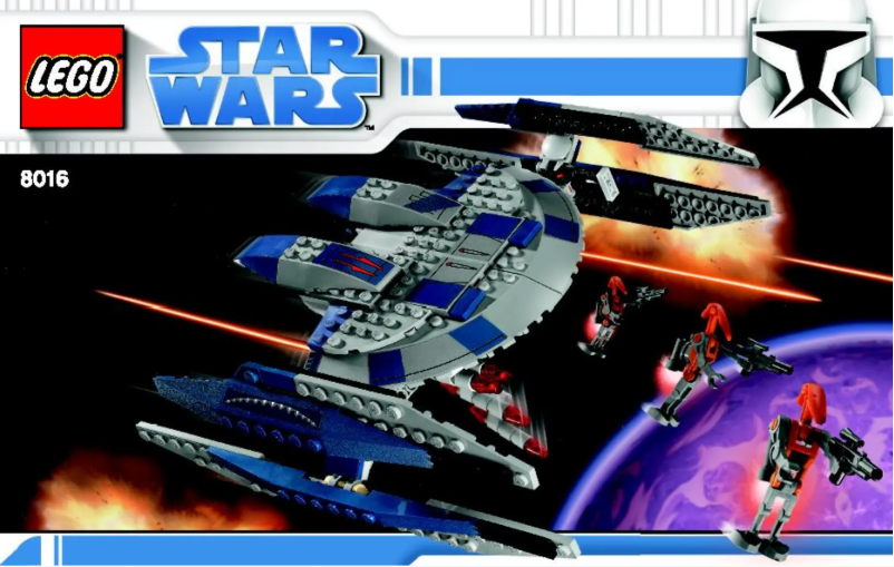 Página 1 del manual Manual de usuario Lego Star Wars 8016