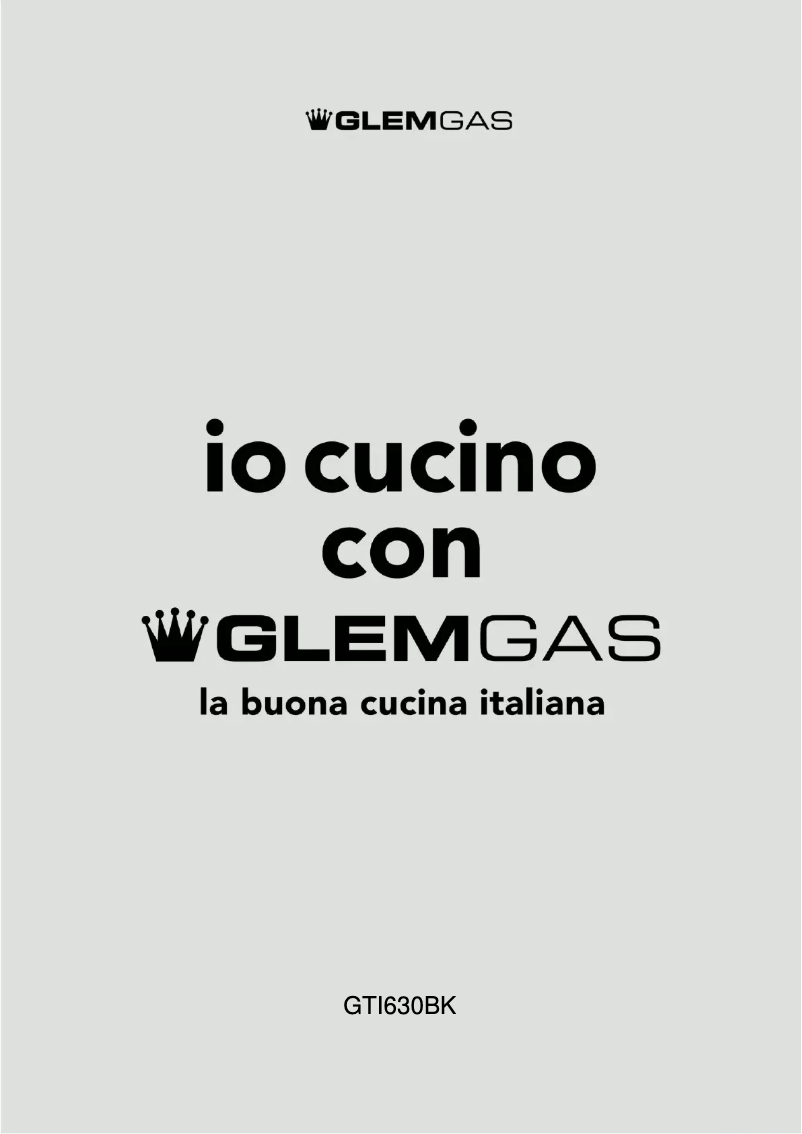 Página 1 del manual Manual de usuario Glem Gas GTI630BK