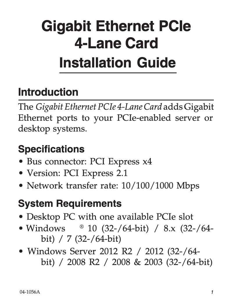 Imagen de la primera página del manual del dispositivo LB-GE0114-S1