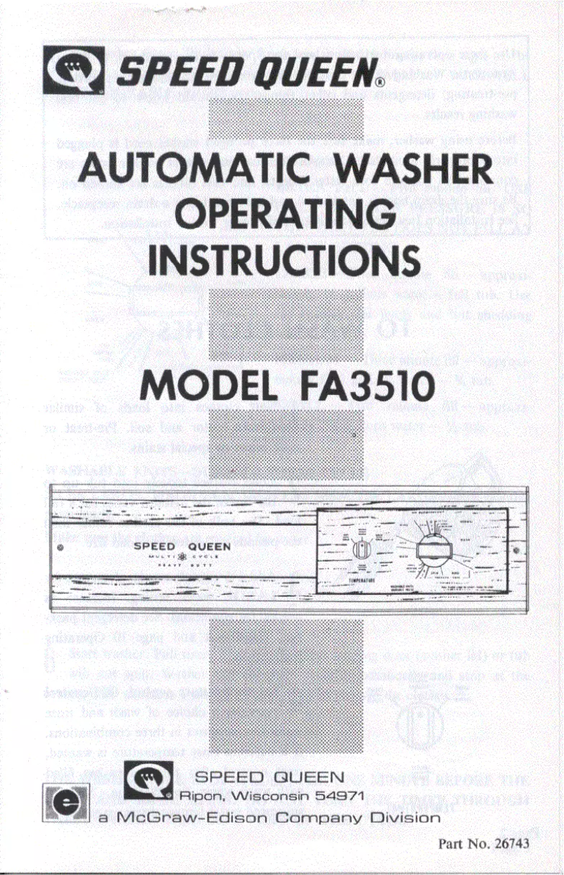 Imagen de la primera página del manual del dispositivo FA3510