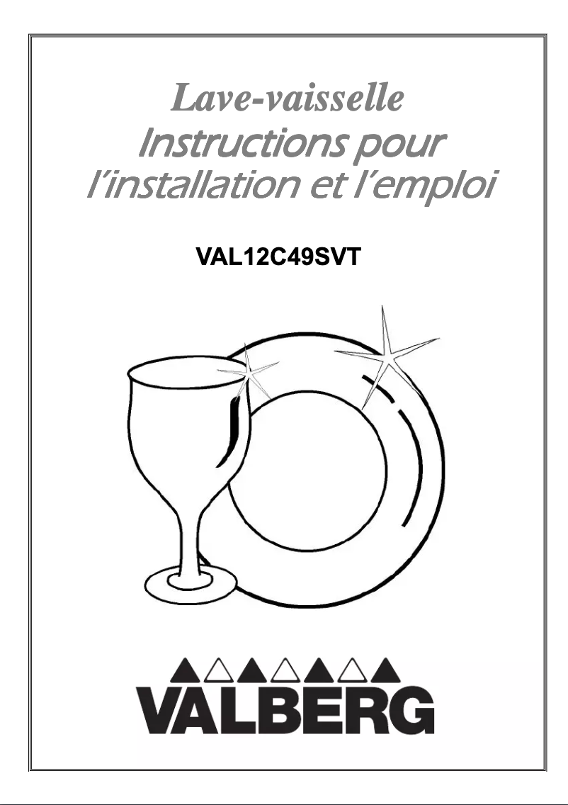 Página 1 del manual Manual de usuario Valberg VAL 12C49 SVT