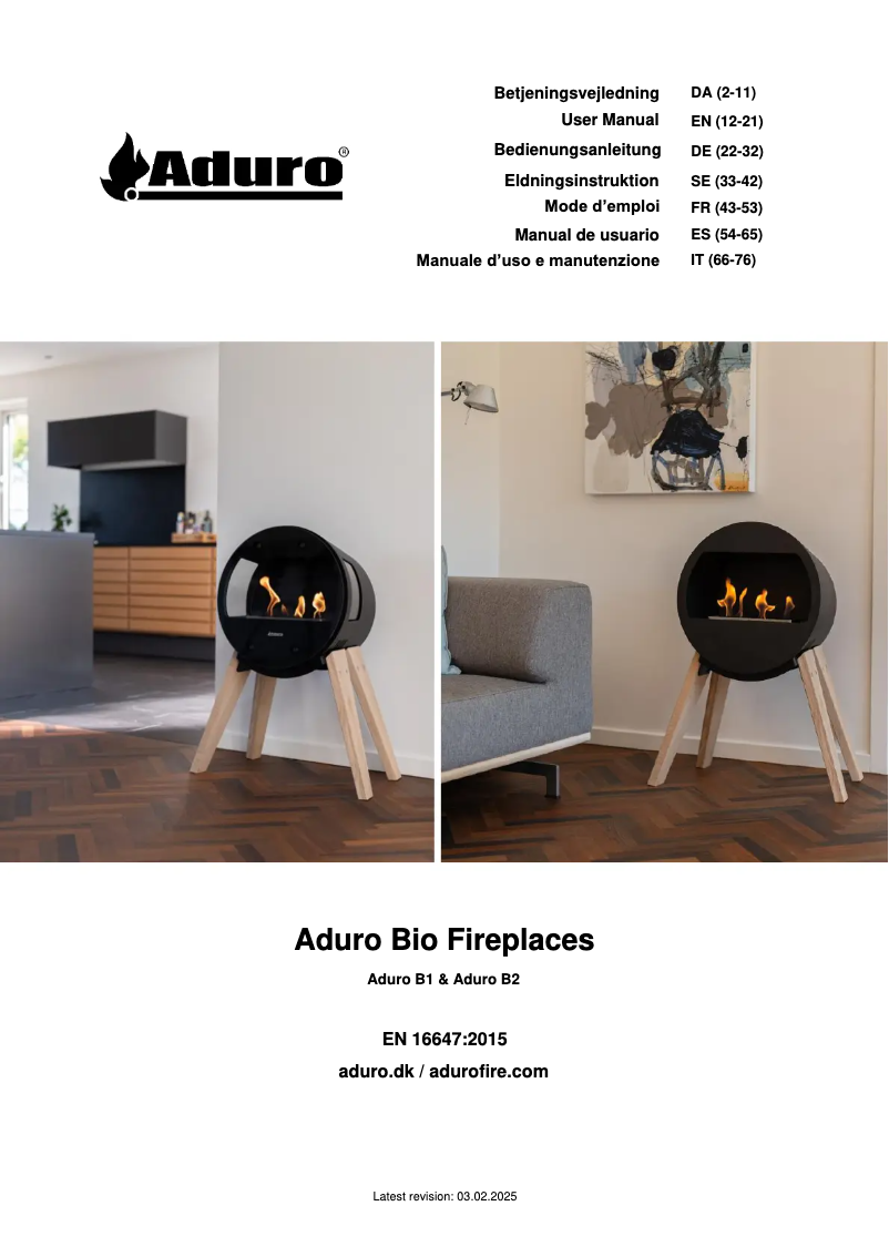 Página nº 1 - Manual de usuario Aduro B1