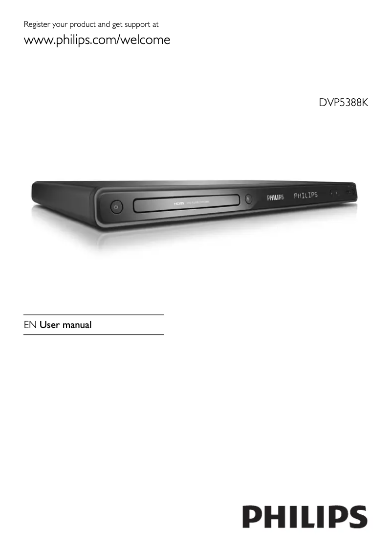 Página 1 del manual Manual de usuario Philips DVP5998K