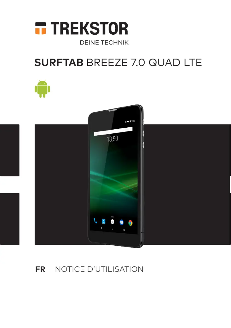 Imagen de la primera página del manual del dispositivo SurfTab Breeze 7.0 Quad LTE
