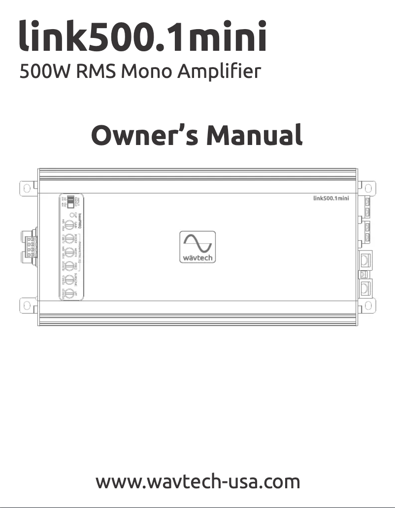 Imagen de la primera página del manual del dispositivo Link500.1 mini