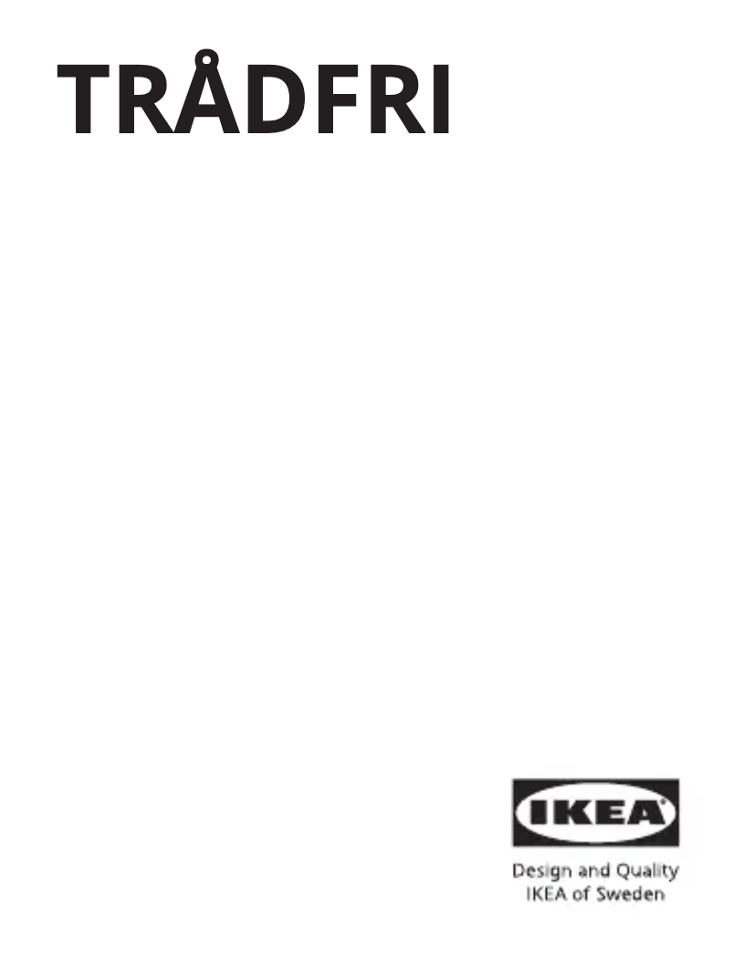 Imagen de la primera página del manual del dispositivo TRÅDFRI 604.520.94