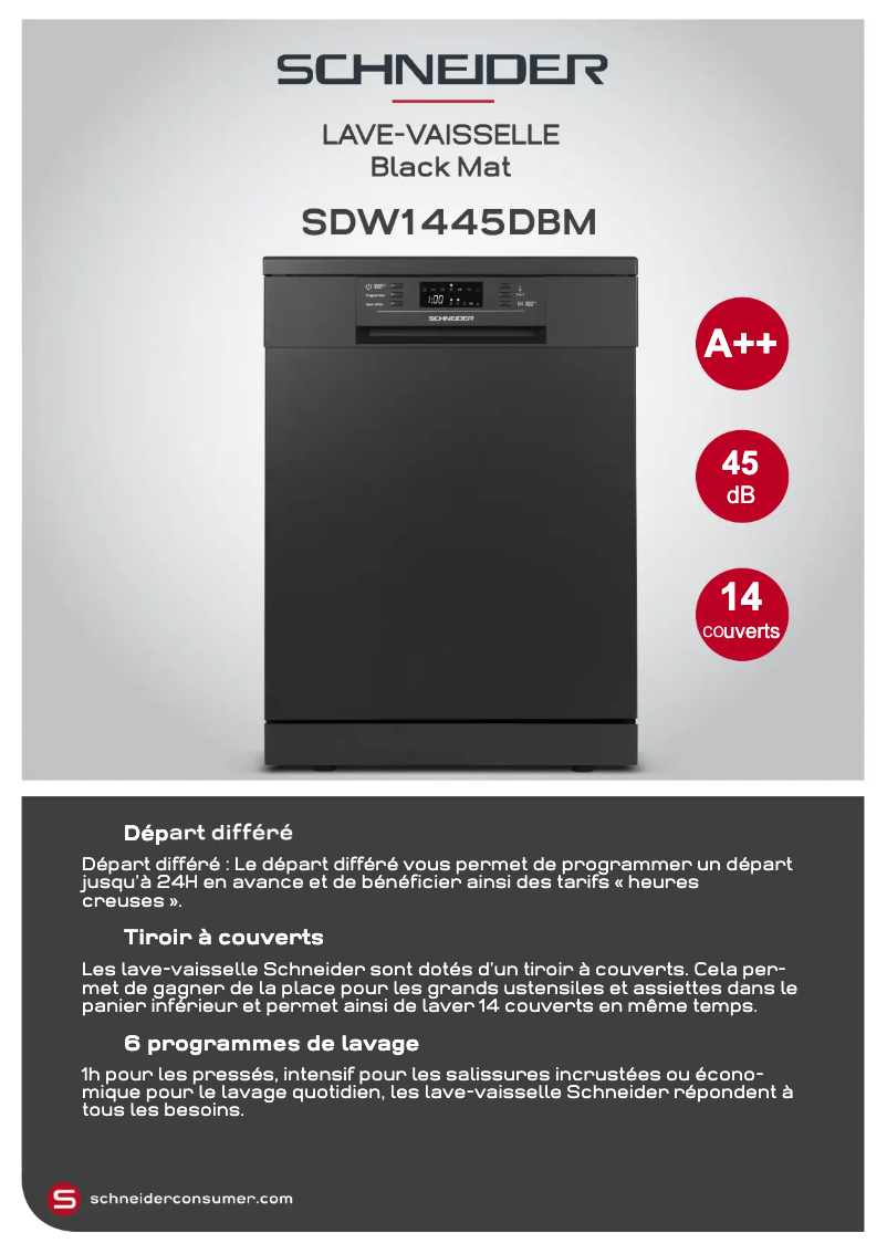 Imagen de la primera página del manual del dispositivo SDW1445DBM