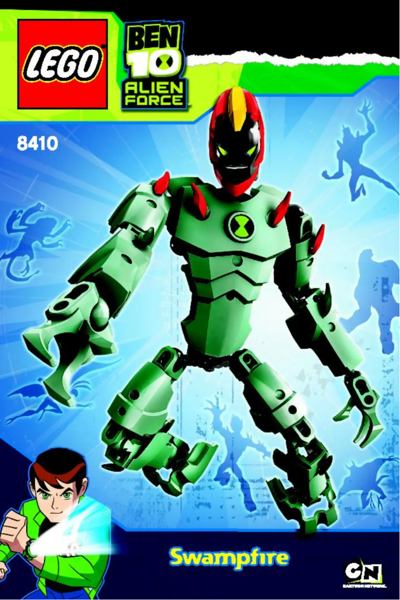 Página 1 del manual Instrucciones visuales Lego Ben 10 8410