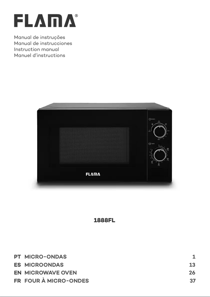 Imagen de la primera página del manual del dispositivo 1888FL