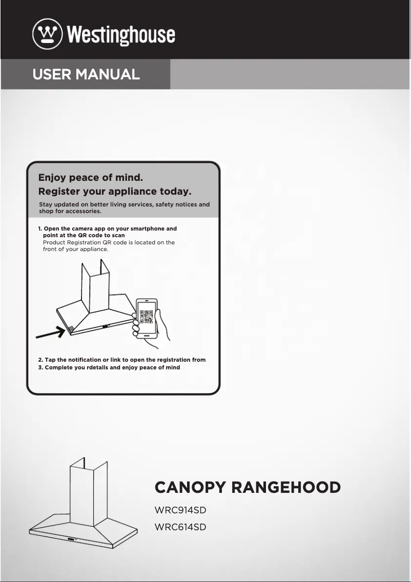 Imagen de la primera página del manual del dispositivo WRC914SD