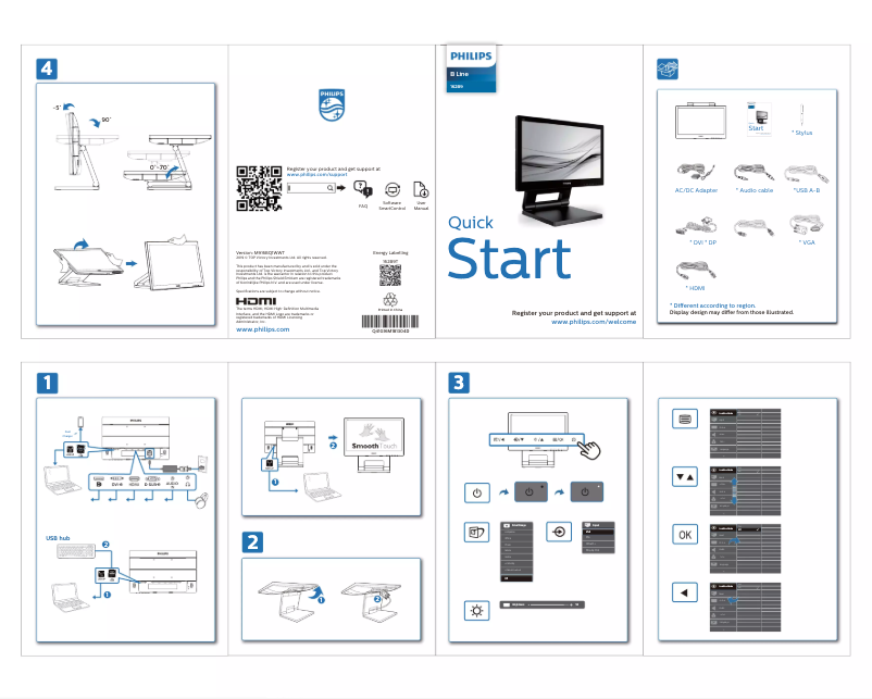 Imagen de la primera página del manual del dispositivo B Line 162B9T