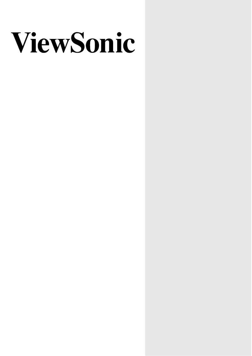 Página 1 del manual Manual de usuario Viewsonic Graphic VG700