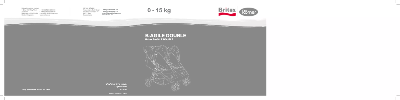 Página 1 del manual Manual de usuario Britax-Römer B-Agile Double