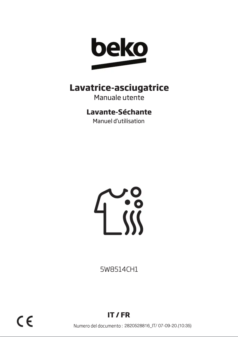 Imagen de la primera página del manual del dispositivo 5W8514CH1