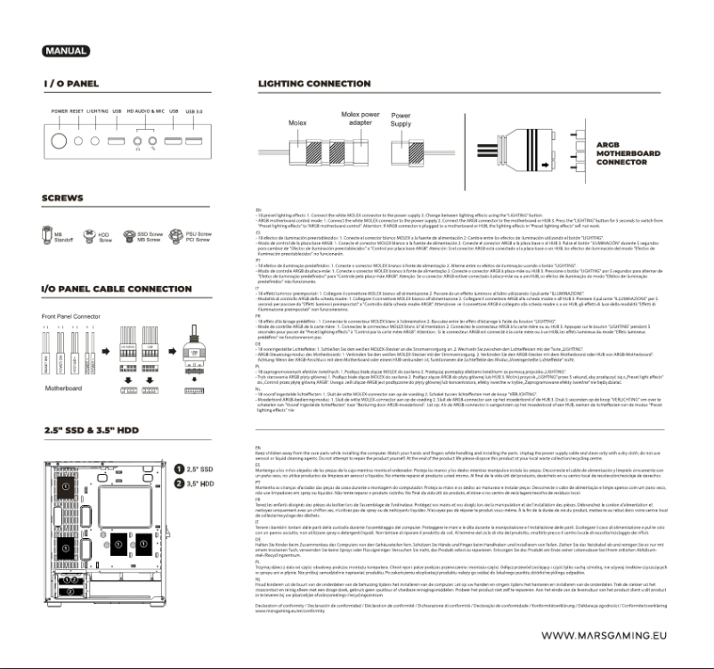 Imagen de la primera página del manual del dispositivo MC-ULTRA