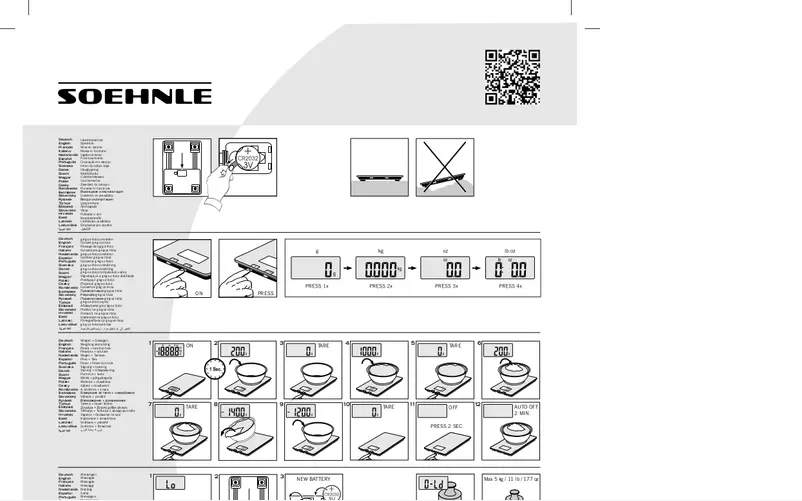 Imagen de la primera página del manual del dispositivo Purista
