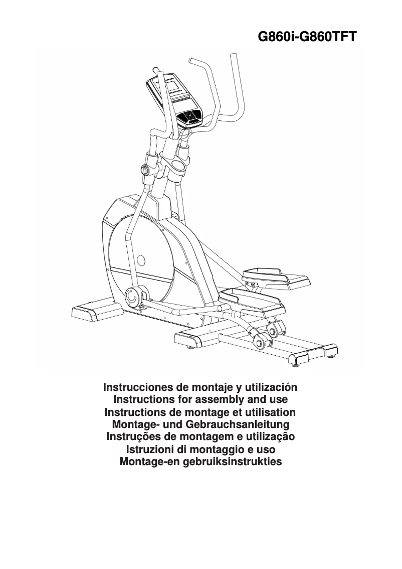Imagen de la primera página del manual del dispositivo BG860I