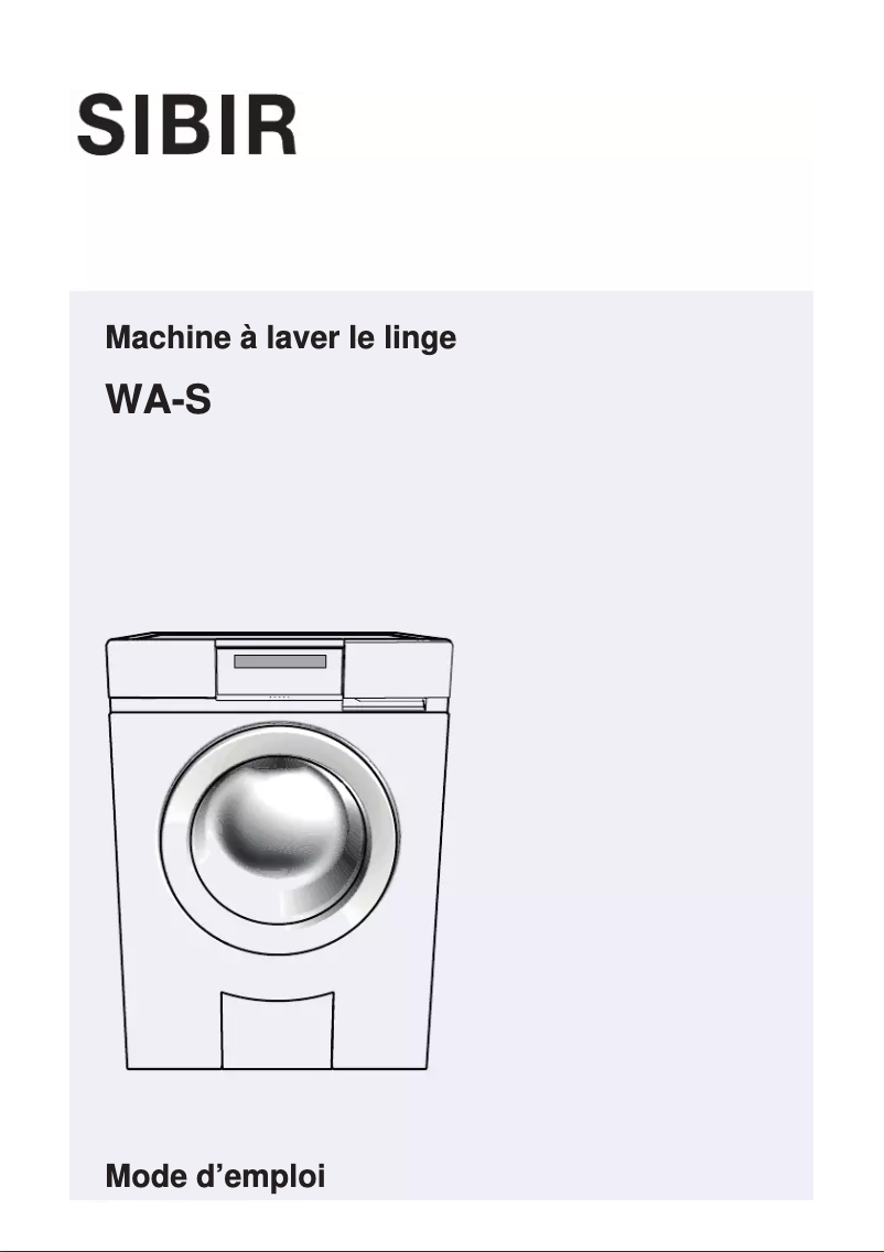 Imagen de la primera página del manual del dispositivo WA-S 11002