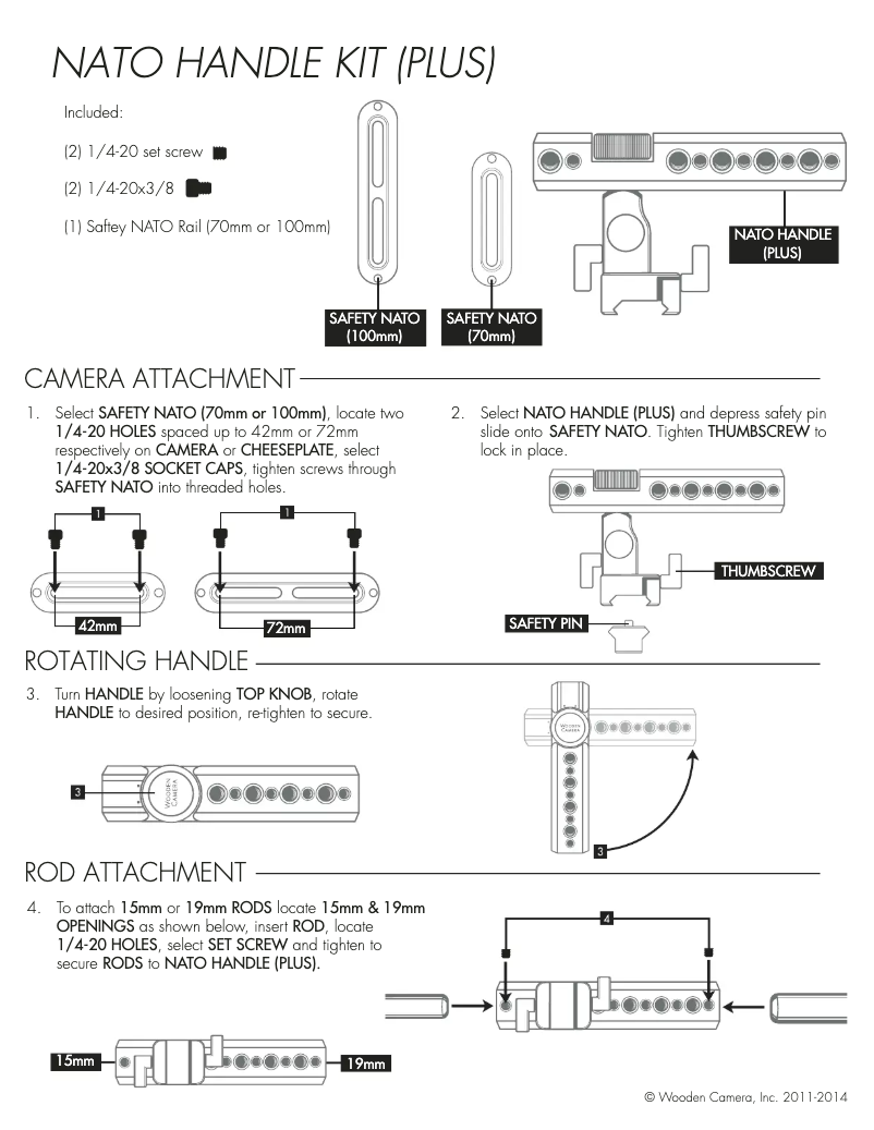 Página 1 del manual Manual de usuario Wooden Camera 175600