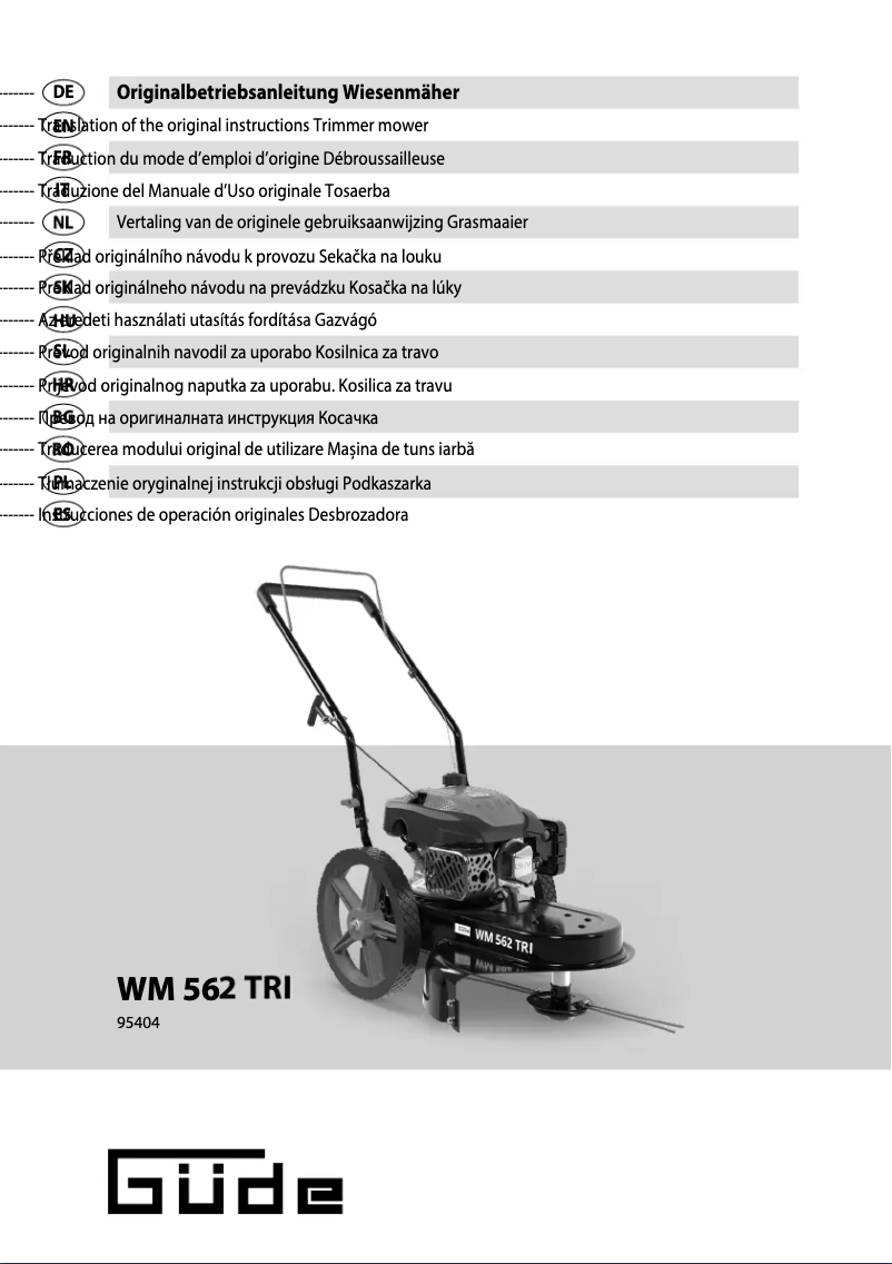 Página 1 del manual Manual de usuario Güde WM 562 TRI
