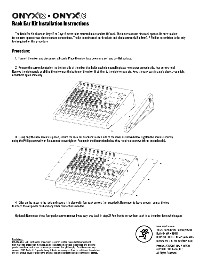 Imagen de la primera página del manual del dispositivo Onyx 16