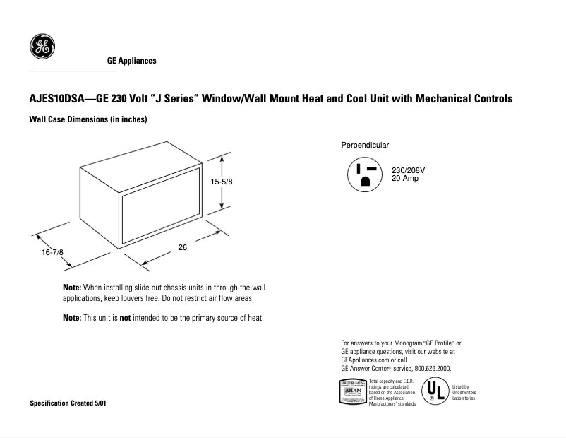 Imagen de la primera página del manual del dispositivo AJES10DSA