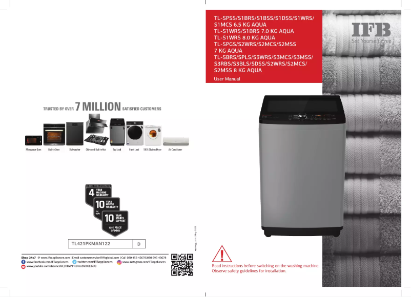 Imagen de la primera página del manual del dispositivo TL-S1WRS