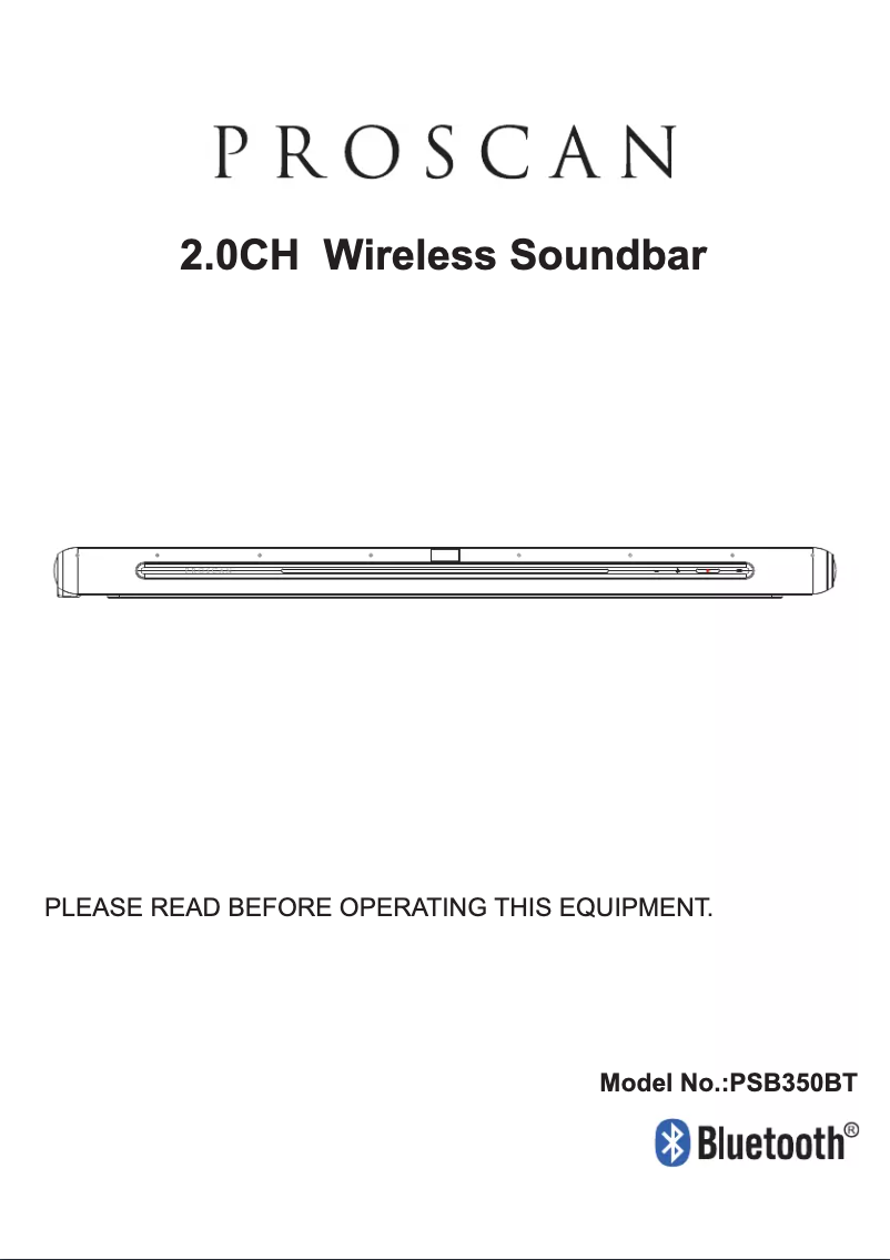 Imagen de la primera página del manual del dispositivo PSB350BT