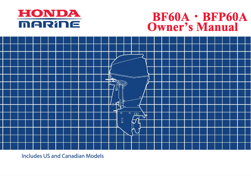 Página 1 del manual Manual de usuario Honda BF60A (2012)