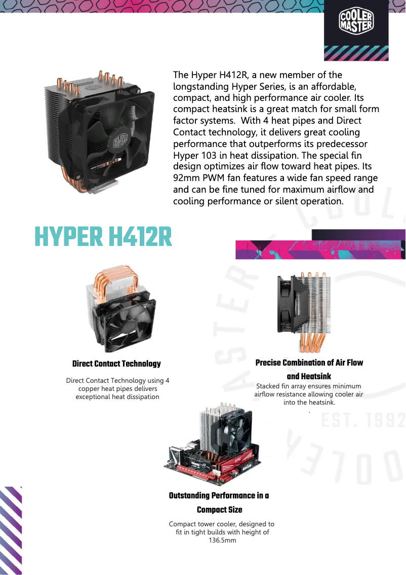 Imagen de la primera página del manual del dispositivo Hyper H412R