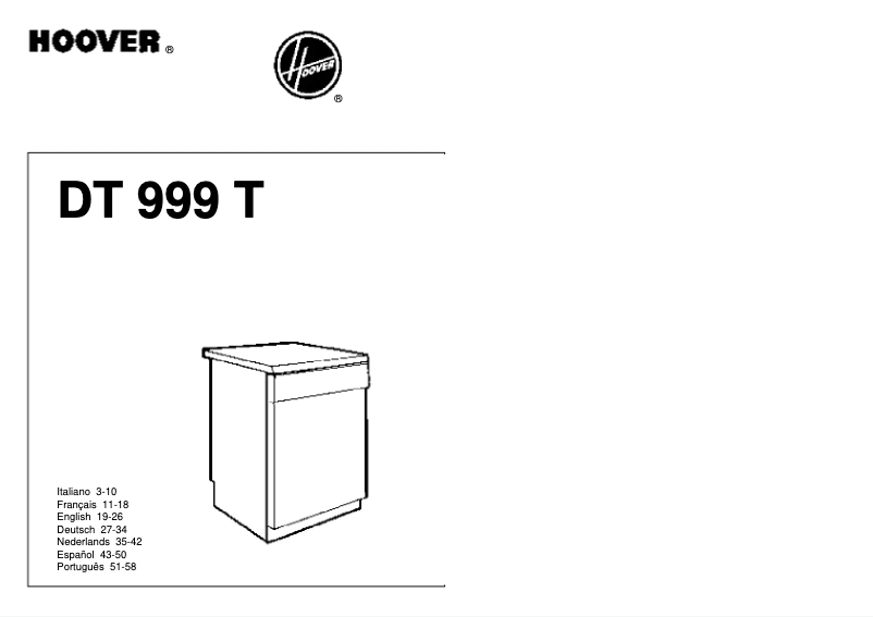 Imagen de la primera página del manual del dispositivo DT999SYAL