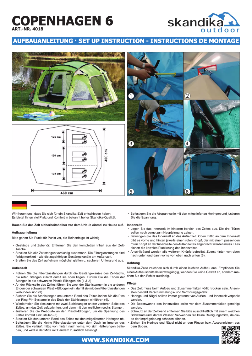 Imagen de la primera página del manual del dispositivo Copenhagen 6