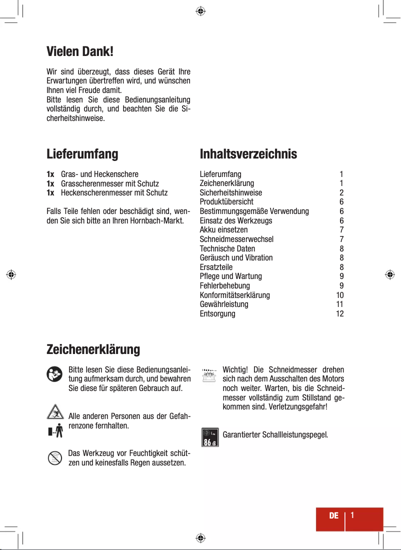 Página 1 del manual Manual de usuario Pattfield PE-AGS 18 Li Basic