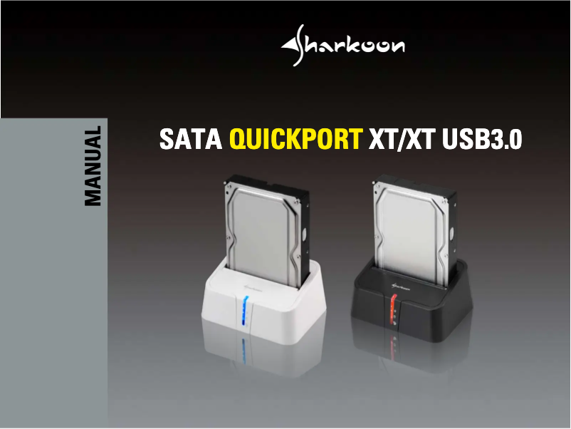 Página 1 del manual Manual de usuario Sharkoon SATA QuickPort XT