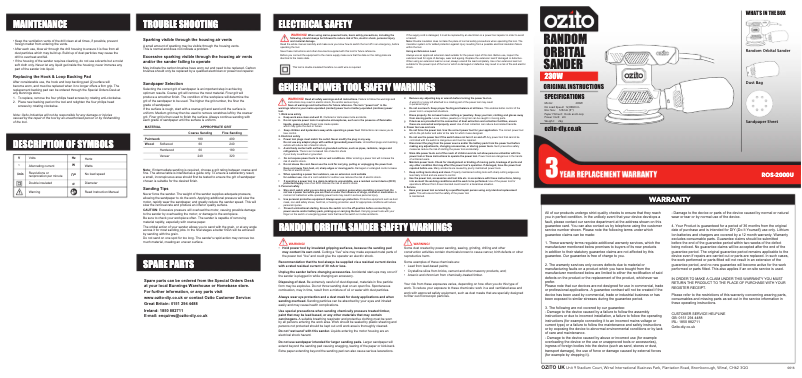 Imagen de la primera página del manual del dispositivo ROS-2000U