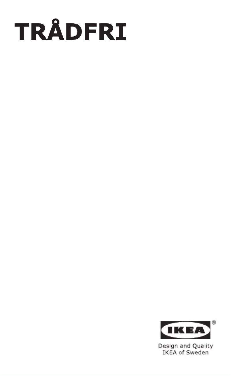 Página 1 del manual Manual de usuario Ikea TRÅDFRI 003.644.77