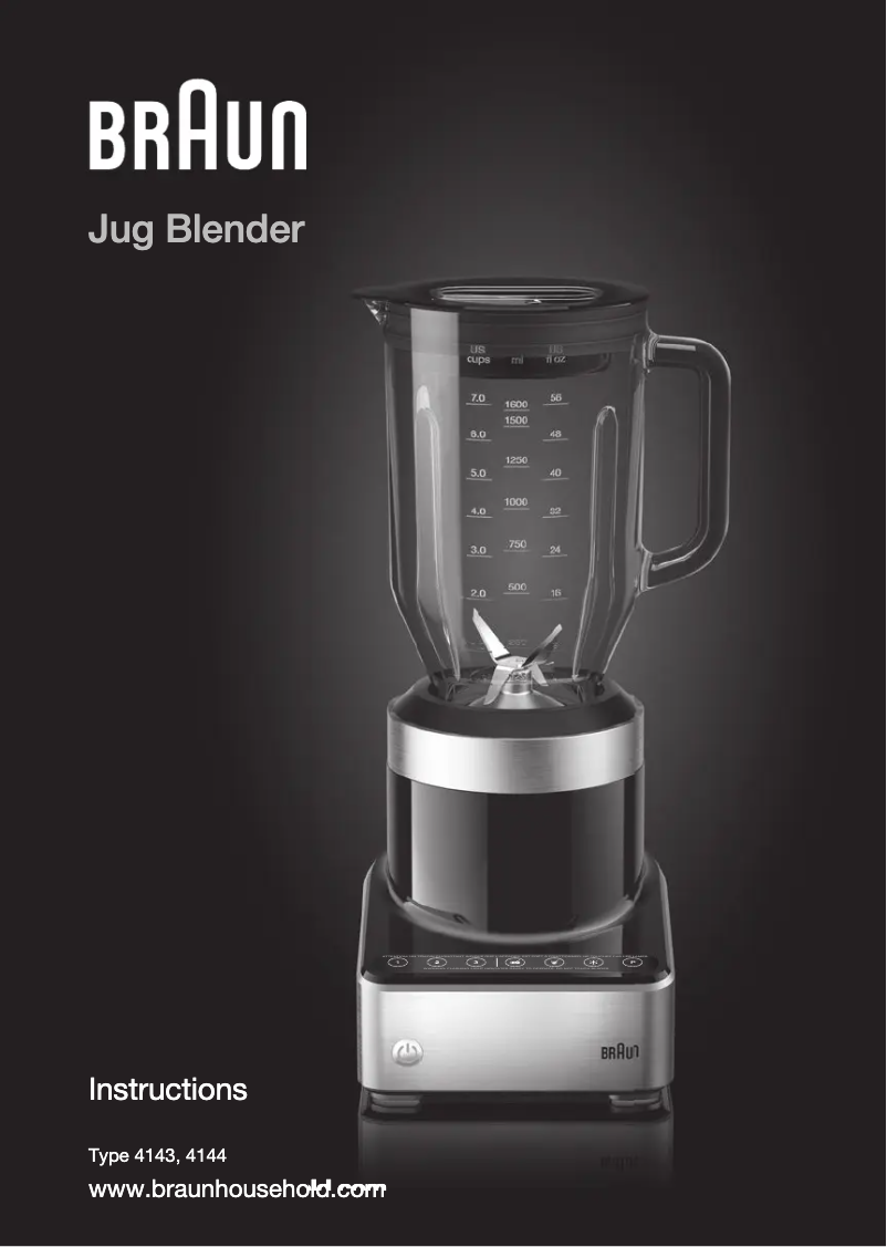 Imagen de la primera página del manual del dispositivo PureMix JB 7200