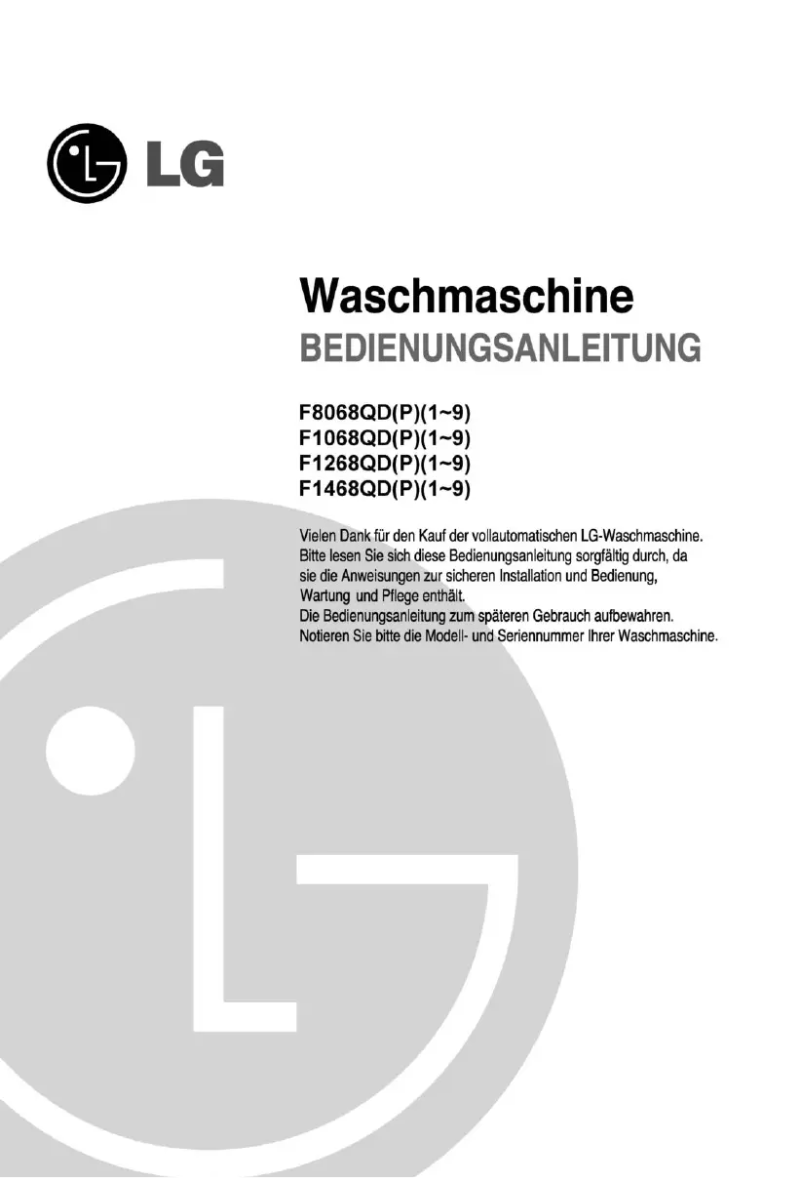 Página 1 del manual Manual de usuario LG F1468QDP