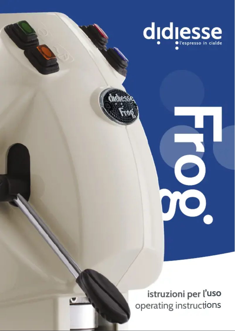 Página 1 del manual Manual de usuario Didiesse Frog