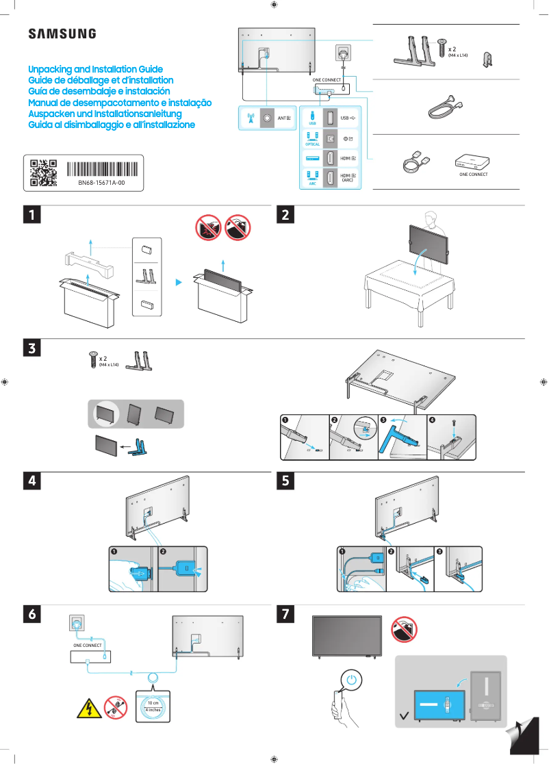 Página 1 del manual Manual de usuario Samsung QN32LS03CBG