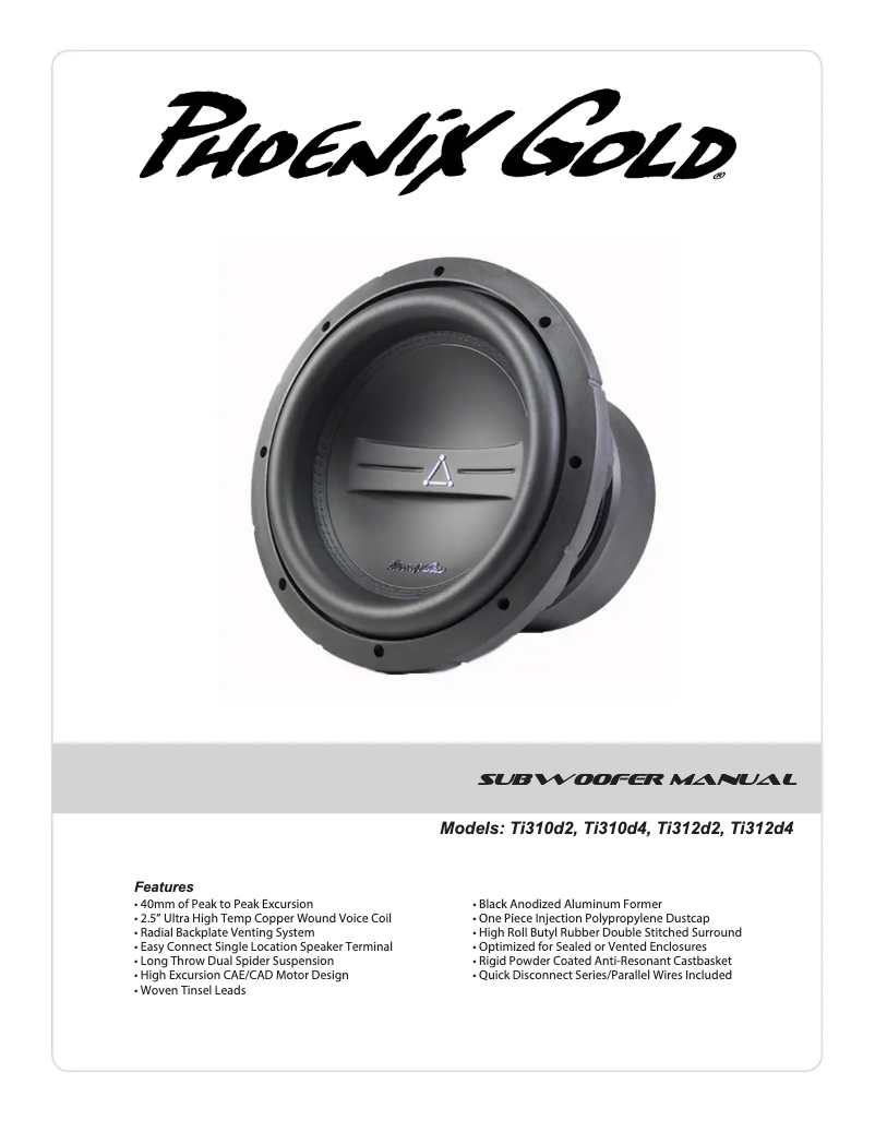 Imagen de la primera página del manual del dispositivo Ti310d2