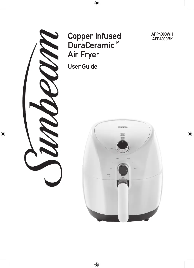 Página 1 del manual Manual de usuario Sunbeam DuraCeramic AFP4000BK